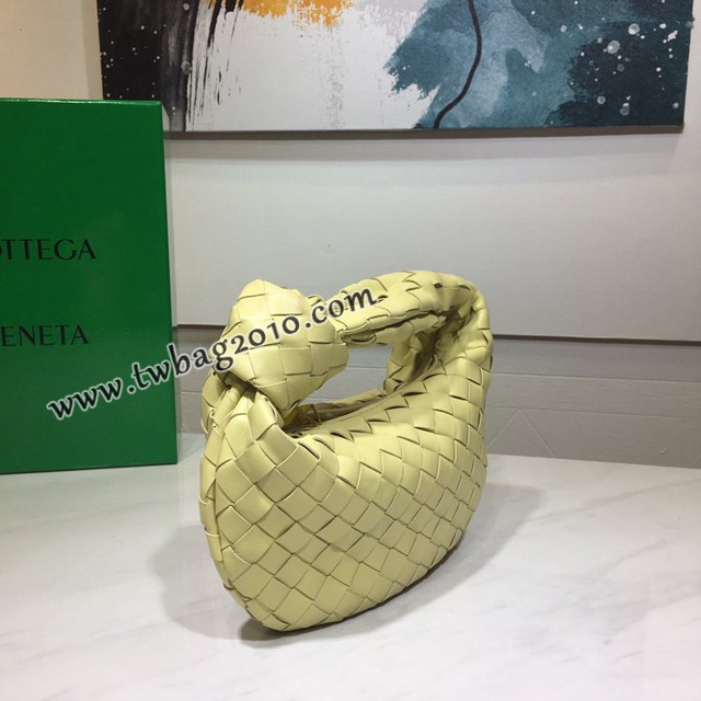 Bottega veneta高端女包 98080 寶緹嘉小號羊皮手工編織女包 BV爆款jodie新版本2代編織打結圓形hobo包  gxz1149